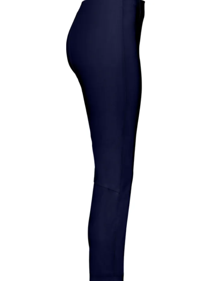 riani_deep_blue_cropped_p_3.webp Riani Trousers | Gifts Under £250^Deep Blue Cropped Pull On Trouser 393275 2162 Col 421