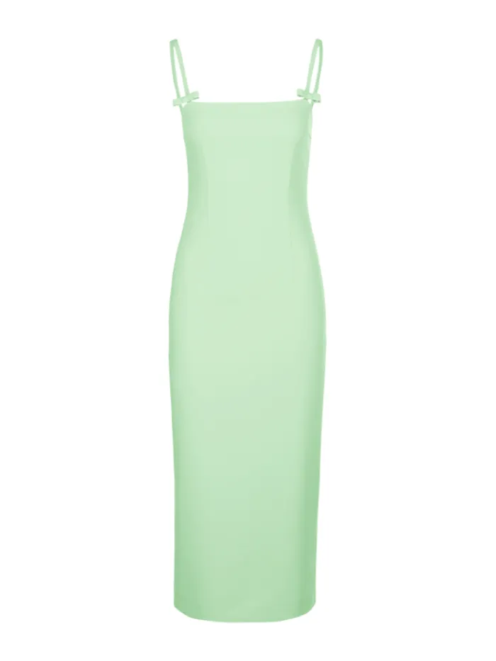riani_lime_sorbet_slim_dr_0.webp Riani Dresses | Gifts Under £100^Lime Sorbet Slim Dress With Spaghetti Straps 216400-4139 502