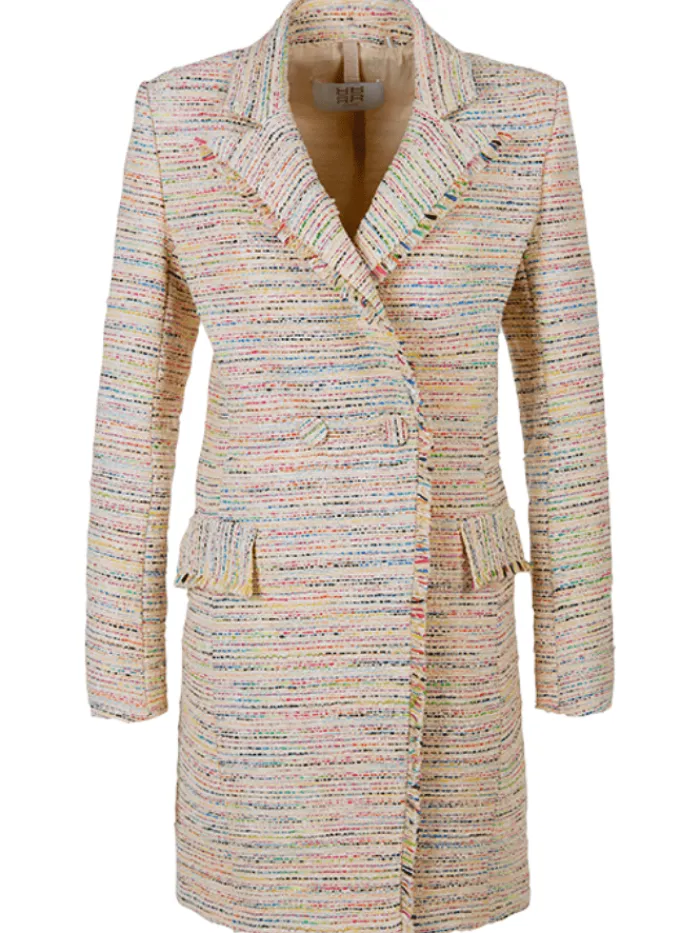 riani_sandy_tweed_short_c_0.webp Riani Coats And Jackets | Gifts Under £250^Sandy Tweed Short Coat 441850 4247 Col 862