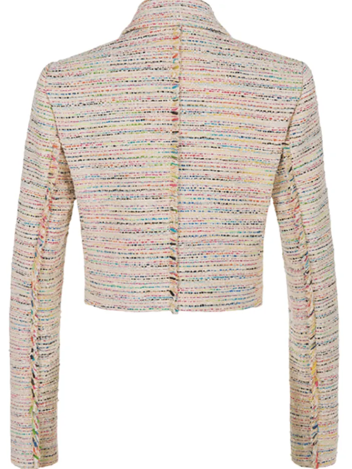 riani_sandy_tweed_short_j_2.webp Riani Coats And Jackets | Gifts Under £250^Sandy Tweed Short Jacket 441870 4247 Col 862