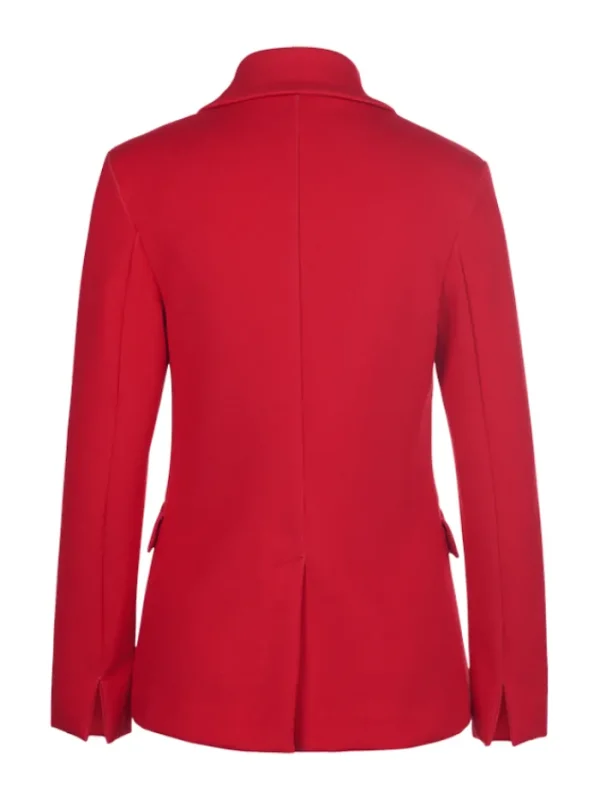 Riani Coats And Jackets | Gifts Under £250^Scuba Heartbeat Red Double Breasted Blazer 371440-8190