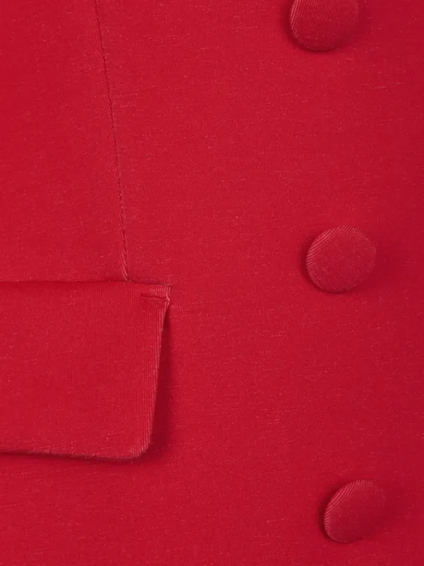 Riani Coats And Jackets | Gifts Under £250^Scuba Heartbeat Red Double Breasted Blazer 371440-8190