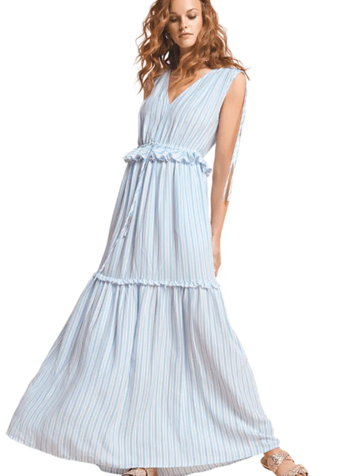 riani_striped_maxi_dress__0.webp Riani Dresses | Gifts Under £100^Striped Maxi Dress 346680-4103 451