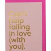 SAY IT WITH SONGS Gift Sale | Cards And Printed Frames^T 'Can’t Help Falling In Love’ by Elvis Presley Gree
