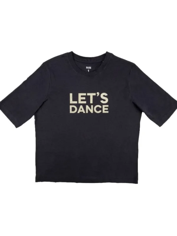 SAY IT WITH SONGS Sweatshirts And T-Shirts | Tops^T Let’s Dance Grey/Blue T Shirt