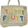 The Jacksons Beachwear | Bucket And Hobo Bags^London TUTTI FRUTTI Natural Jute Bag