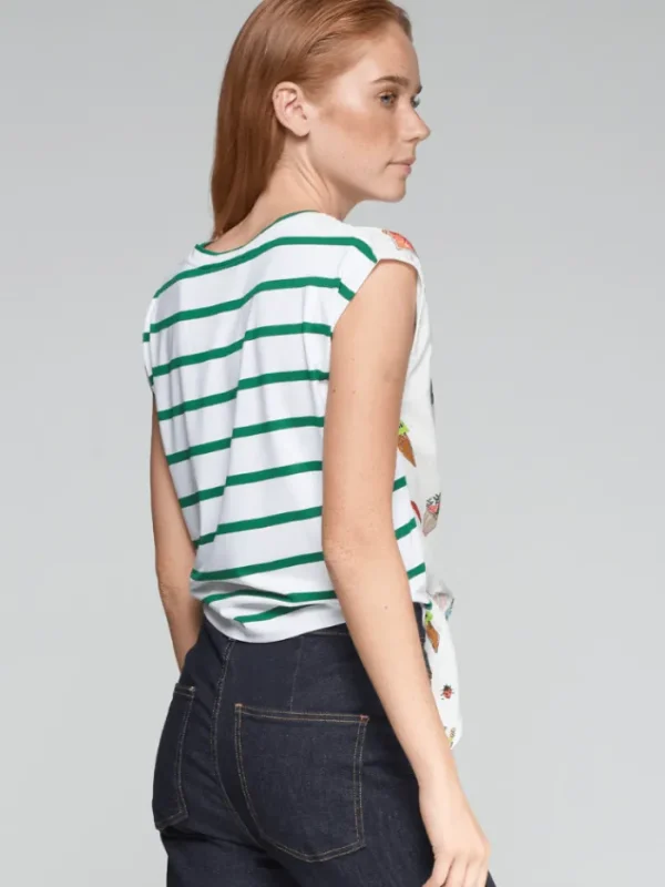 Vilagallo Tops | Gifts Under £100^Women's ALIZA Sleeveless Tie Front Top With Aperitivo Print