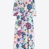 Vilagallo Dresses | Gifts Under £250^Women's BRENDA SUZANI Multicolour Voile Shirt Dress 32371