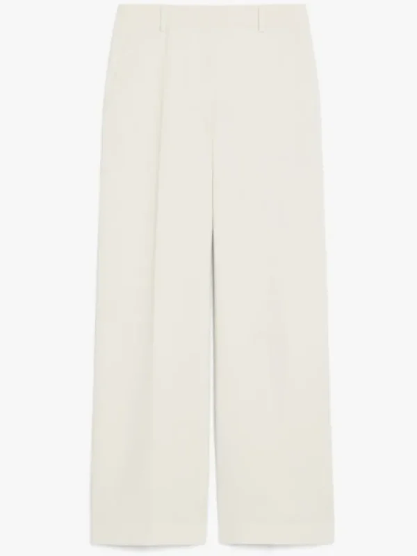 Weekend By Max Mara Trousers | Luxury Gifts^ANGOLA Wool Canvas Palazzo Trousers 2515131141 Col