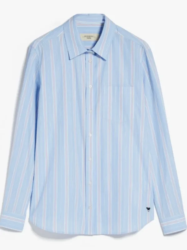 Weekend By Max Mara Tops | Gifts Under £250^BAHAMAS Blue Striped Poplin Shirt 2415111121600 Co