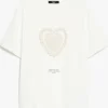 Weekend By Max Mara Tops | T-Shirts^BARBANO Cotton T Shirt With Crotchet Heart 2425976