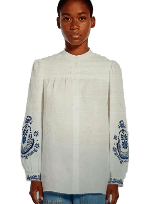 Weekend By Max Mara Tops | Gifts Under £250^CARNIA White Shirt With Embroidery 2415111082 Col