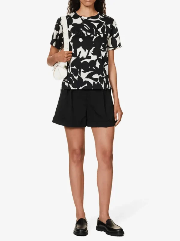Weekend By Max Mara Tops | T-Shirts^Cerchio Printed Cotton T Shirt 23597603396 Col 001