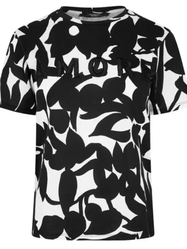 Weekend By Max Mara Tops | T-Shirts^Cerchio Printed Cotton T Shirt 23597603396 Col 001