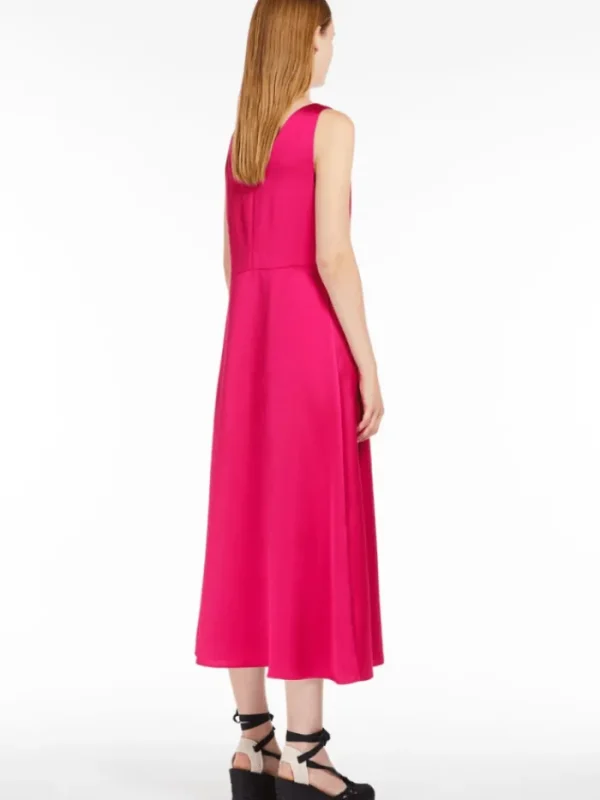 Weekend By Max Mara Dresses | Gifts Under £250^GAMBERO Fluid Satin Dress In Fuchsia 2415231012600
