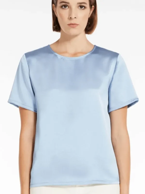 Weekend By Max Mara Party Wear | Tops^Gilbert Light Blue Blouse 23594602396 Col 007