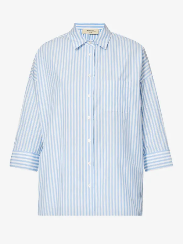 Weekend By Max Mara Tops | Gifts Under £250^Giralda Cotton Striped Shirt 23511606396 Col 34
