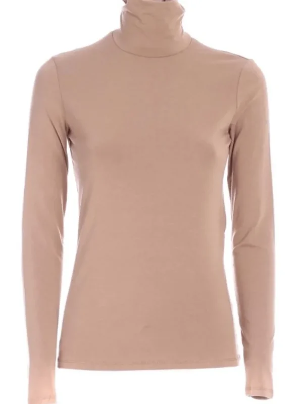 Weekend By Max Mara Tops | Gifts Under £100^Multif Camel Jersey Turtleneck Jumper 23594603336