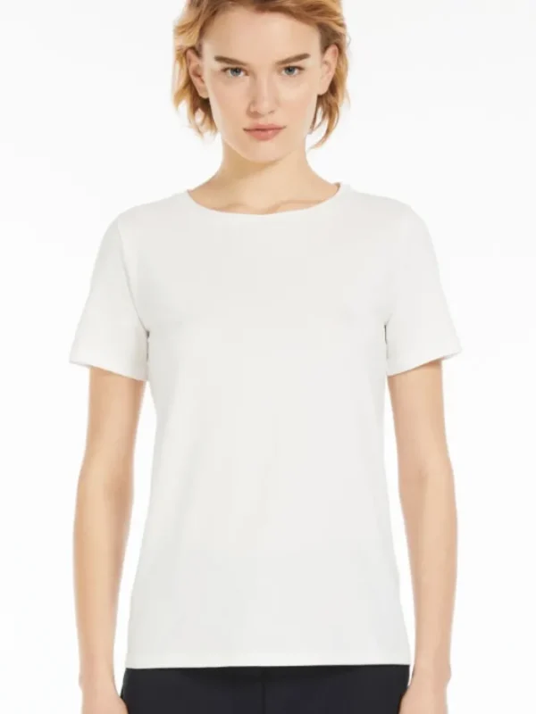 Weekend By Max Mara Tops | T-Shirts^MULTIB Organic Cotton T Shirt In White 24159710116