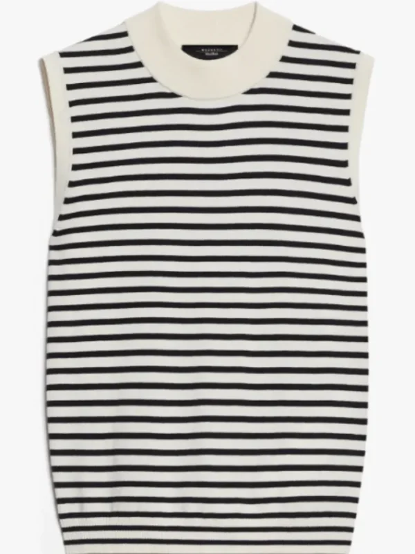 Weekend By Max Mara Knitwear | Gifts Under £250^NAZIONE Striped Stretch Viscose Top 24253660716 Co
