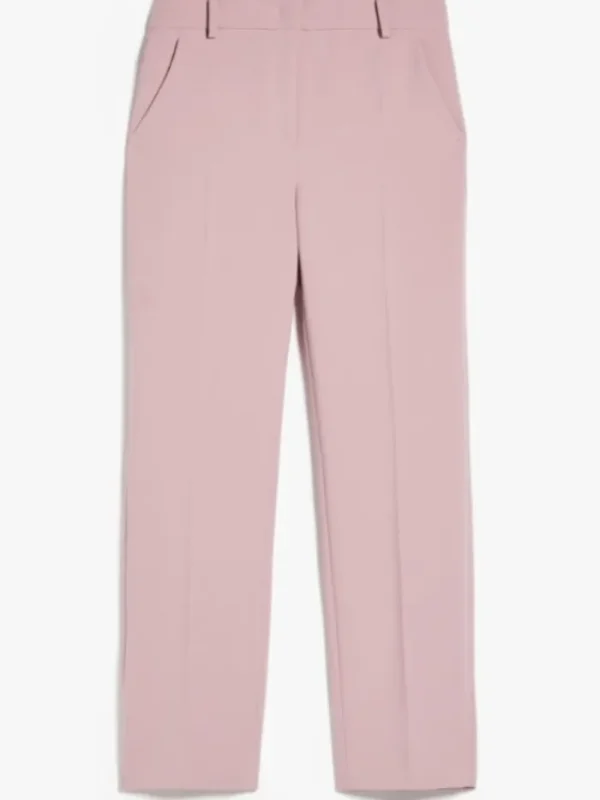 Weekend By Max Mara Trousers | Gifts Under £250^RANA Straight Fit Viscose Canvas Pink Trousers 241