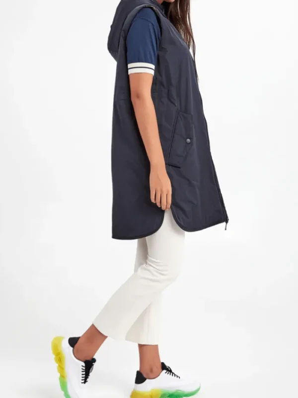 Weekend By Max Mara Coats And Jackets | Puffers And Gilets^T VINO Reversible Navy & Cream Gilet 52960229 002