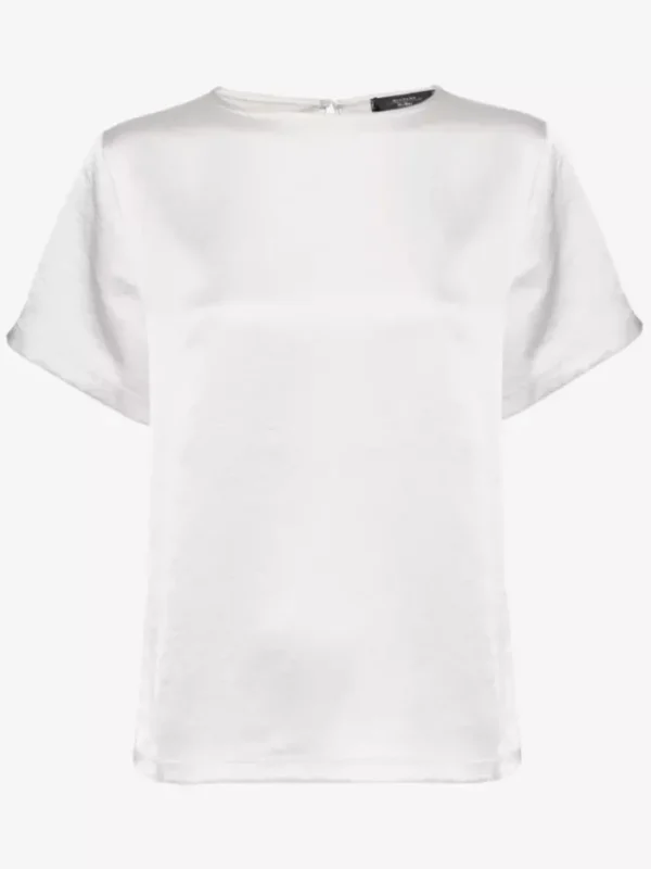 Weekend By Max Mara Tops | T-Shirts^Women's AMBURGO Satin And Jersey T Shirt 251594105