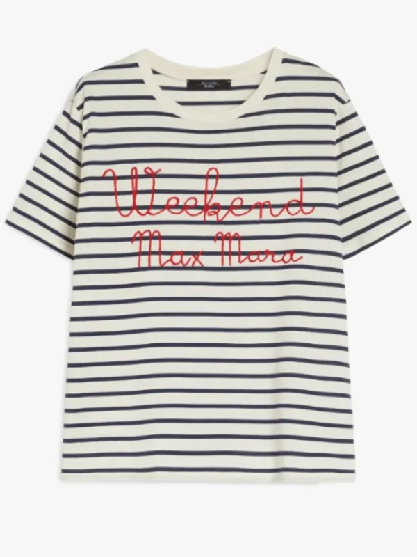 Weekend By Max Mara Tops | T-Shirts^Women's OLGA Striped Cotton T Shirt 2515971042 Col